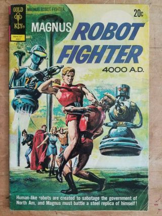 Magnus Robot Fighter 32 Vg Gold Key