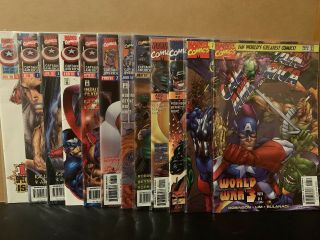 Captain America 1 2 3 4 6 7 8 9 10 11 12 13 Nm Marvel Comics Vol 2 1996