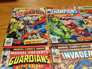 9 Marvel Comics Omega No.  3,  Captain America No.  198 And Others