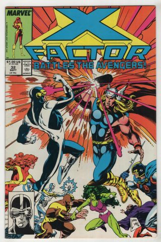 X - Factor 32 (sep 1988,  Marvel) Louise Simonson,  Steve Lightle P