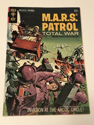 M.  A.  R.  S.  Patrol Total War 4 Fn 6.  0 (gold Key,  Oct.  1967) - Star Wars Genre