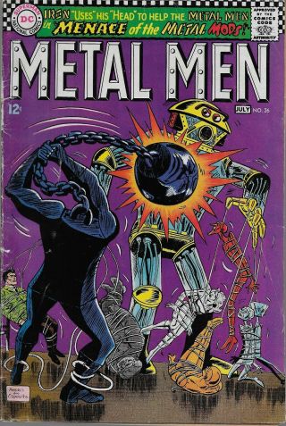 Dc (1967) Metal Men 26 " Menace Of The Metal Mods " - - 4.  0 Vg