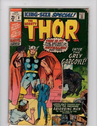 Mighty Thor King Size Special 3 " A World Gone Mad " 4.  0