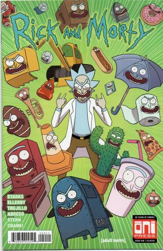 Rick And Morty 40 2018 Ellerby Variant Nm Oni Press