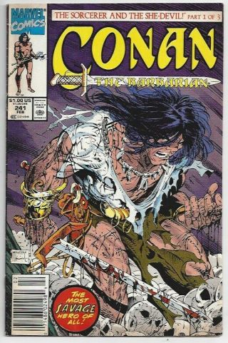 Conan 241 Todd Mcfarlane Cover 1991 Marvel