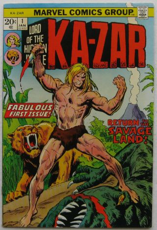 Ka - Zar 1 (jan 1974,  Marvel),  Vg