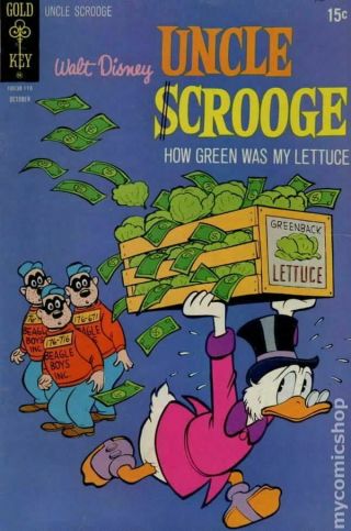 Uncle Scrooge (dell/gold Key/gladstone/gemstone) 95 1971 Vg 4.  0 Stock Image