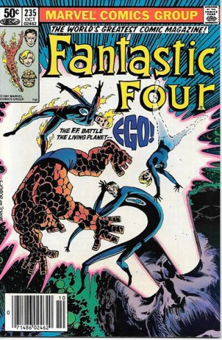 Fantastic Four Comic Book 235,  Marvel Comics 1981 Near Unread