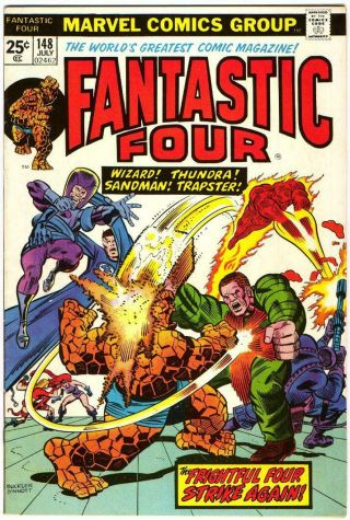 Fantastic Four 148 Frightful 4 Rich Buckler Marvel Bronze Age 1974 Bin