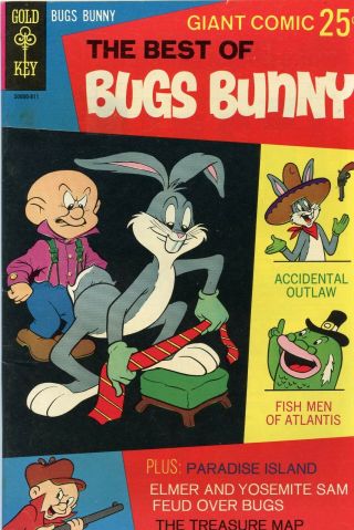 The Best Of Bugs Bunny 2 Giant Comic Fn - 5.  5 Gold Key 1959 See My Store