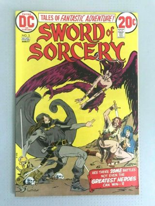 Sword Of Sorcery 3 August 1973 Tales Of Fantastic Adventure Dc Comics