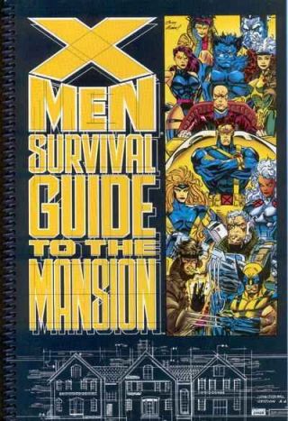 X - Men: Survival Guide To The Mansion 1 In Nm.  Marvel Comics [ Xs]