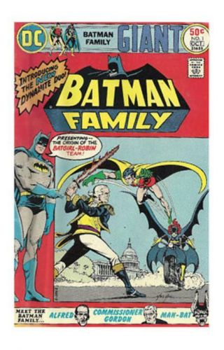 Batman Family 1 (sep - Oct 1975,  Dc Comics) Fn 6.  0 | Stock Image | Batgirl - Robin