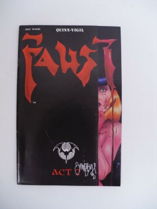 Faust Love Of The Damned Act 2 Signed Vol.  1 No.  2 (fn) 6.  0 Northstar/ Publisher