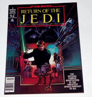 Star Wars Return Of The Jedi Marvel Special 27 Official Comic 1st Press
