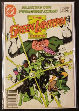 Green Lantern Corps 201 " Key " 1st App.  Kilowog 1986 Emerald Warriors 8 Comics