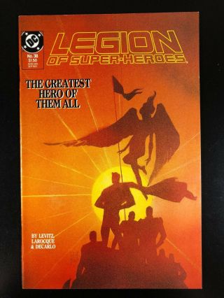 Legion Of - Heroes 38 Dc 9/87 Death Of Superboy D5