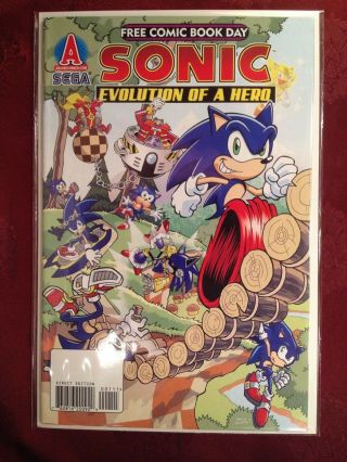 Sonic The Hedgehog Special Comic Book Day Evolution Hero 2009 Bagged