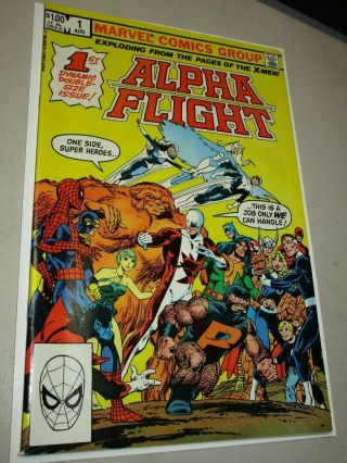 Alpha Flight 1 (1983) Marvel Key 1st Pick & Marrina Appearance