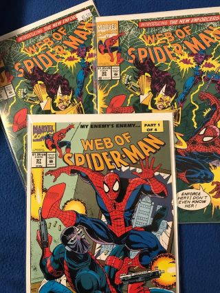 Web Of Spider - Man 97 99 2 Copies (1993) 1st Appearance Nightwatch (vf, )