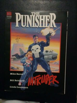 The Punisher Intruder Marvel Graphic Novel Comic Book 1989 Stan Lee & Mike Baron