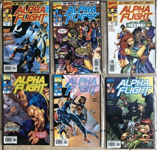 Alpha Flight 3,  4,  5,  6,  7,  8 (1997,  Marvel)