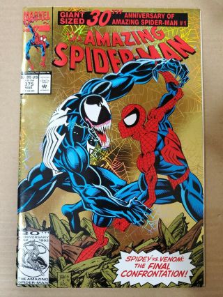 The Spiderman Comic 375 1993 Venom Avengers 1st Key Carnage Xmen Cgc