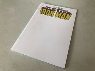 Marvel Comics The Invincible Iron Man 600 Blank Cover Sketch Variant Edition