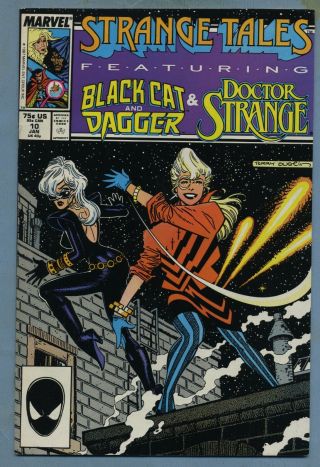 Strange Tales 10 1988 Dr Strange Cloak & Dagger Black Cat V
