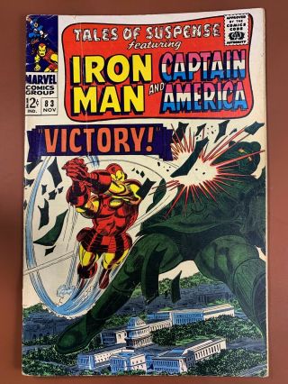 Tales Of Suspense 83 Marvel Captain America & Iron Man Appearance Silver Age