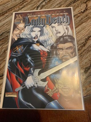 Medieval Lady Death 1 Platinum Foil In Fine Or Better Only 1350 Made