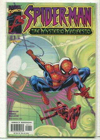 Spider - Man - Set 1 - 3 Nm The Mysterio Manifesto Marvel Comics Cbx1r