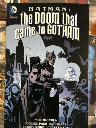 Batman: The Doom That Came To Gotham,  Collected In A Single Volume,  Softcover,  M