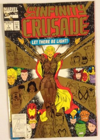 The Infinity Crusade Marvel Comic 1 Let There Be Light June 1993 Gold Foil