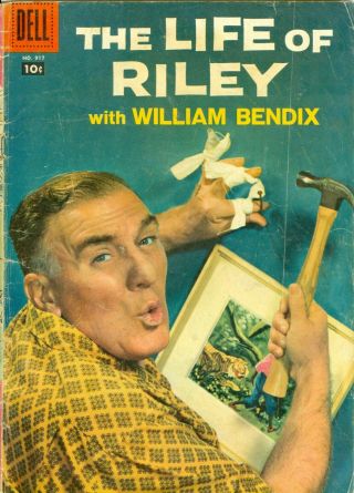The Life Of Riley William Bendix 1958 Comic Book Dell 917
