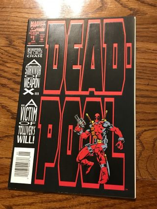 Deadpool Circle Chase 1 1993 Marvel Comics Newstand (nm -)