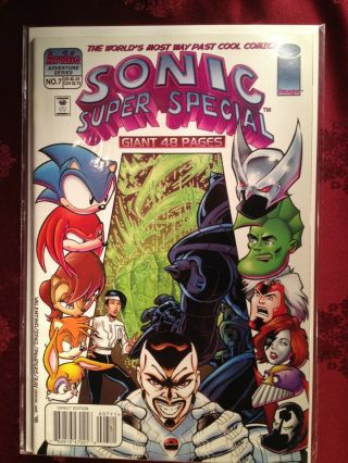 Sonic The Hedgehog Special Comic Book 1998 7 Parallel Paradigm Bagged Vf -