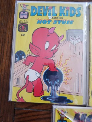 3 1960s Harvey Comics HOT STUFF Comics 3