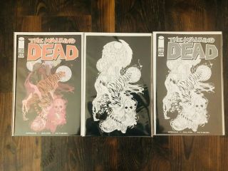 The Walking Dead Comic,  15th Anniversary 108,  Color,  Black And White And Virgin