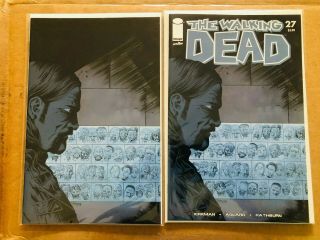 The Walking Dead Comic,  15th Anniversary 27,  Color Virgin And Color Variant