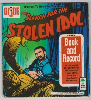 G I Joe Search For The Stolen Idol Peter Pan Book And Record
