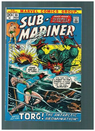Marvel Sub - Mariner 55 Versus Torg First App.  Vf -