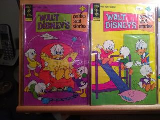 Vintage Walt Disney’s Comics And Stories 182,  604,  606,  609,  711,  810,  811