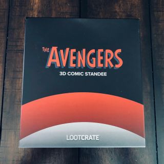 Avengers Captain America 3D Comic Standee SHOWDOWN Loot Crate April 2019 4