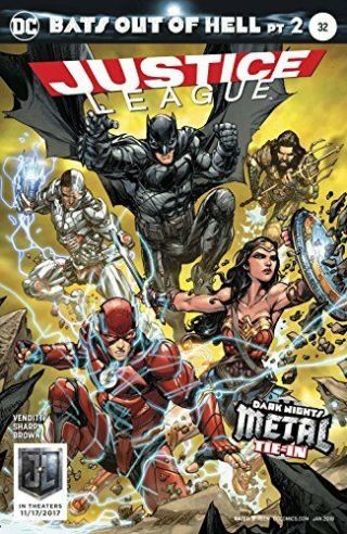 Justice League 32 Variant Edition Metal Nm 1st Print