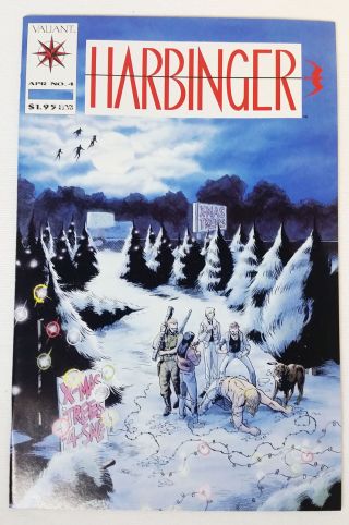 1992 Valiant Harbinger 4 No Coupon