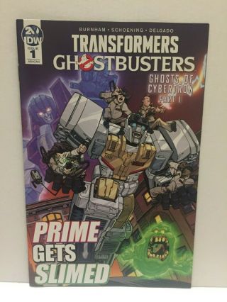 Transformers/ghostbusters Promotional Poster & Mini Comic From 2019 Wondercon