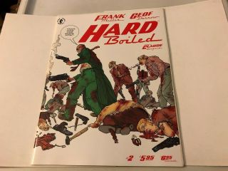 Hard Boiled Comic 2 Frank Miller Dark Horse Comics - Dec 1990