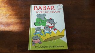 Dr Seuss Babar Loses His Crown 1967 Hc Book