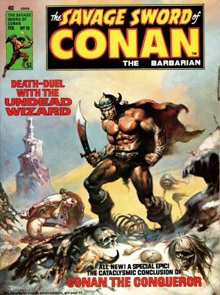 The Savage Sword Of Conan 10 (1974 Marvel Series) Very Fine Or Better
